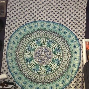 White and Blue mandala